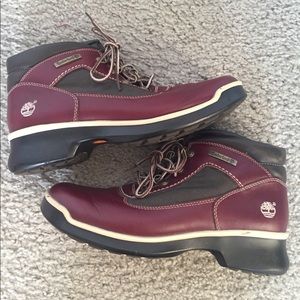 Timberland Boots Burgundy